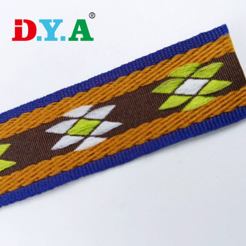 Patrón personalizado Jacquard Gripper Polyester Webbing