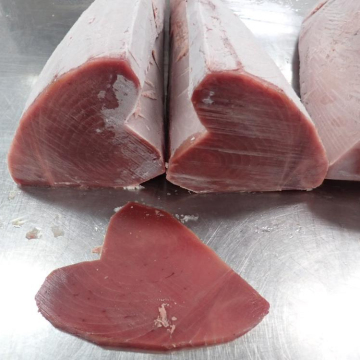 Frozen yellow fin tuna loin grade A with CO treatment