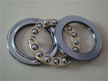 Chrome Steel 51213 / 51213m Thrust Ball Bearing Z1v1 / Z2v2 / Z3v3 Vibration For Crane Hook