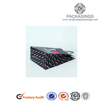 Eco Friendly Paper Shopping Bags With RibbonHandle