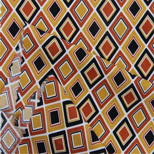 Diamond Lattice With Rayon Plain Fabric