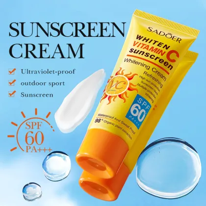 High-Quality UVA & UVB Protection: Whitening Sunscreen Foundation & Moisturizing Sun Cream