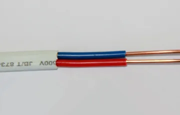 PVC sheathed insulated copper core flat sheathed wire
