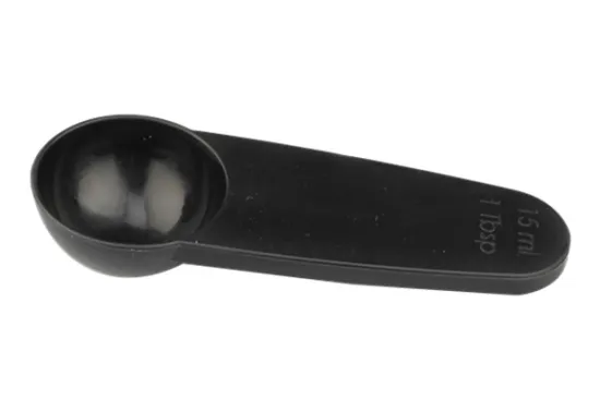 Black Plastic Measuring Spoons