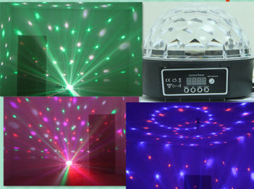 Crystal Ball Led Effect Light , Super Bright 6*3w Rgbwy Purple Led Stage Lights