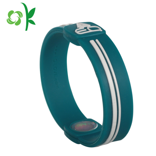 High Quality Personalized Custom Embossed Silicone Bracelets