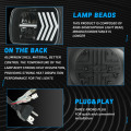 Square Dual Color Motorcycle Led Headlights