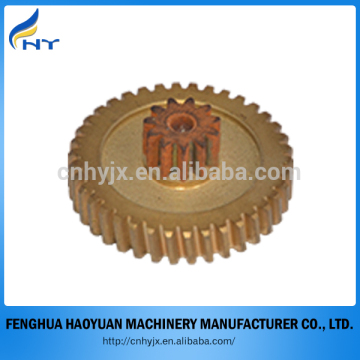 high precision Copper custom cnc machining gear brass gear