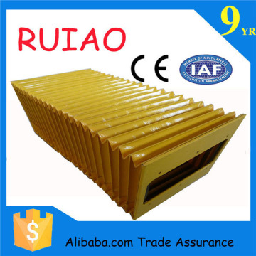 flexible guide rail protective accordion cover for machine tool