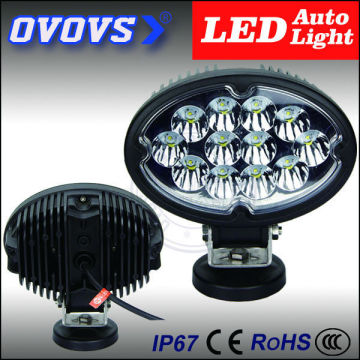 OVOVS oval shape 7 inch 36w led flood lamp for offroad 4x4