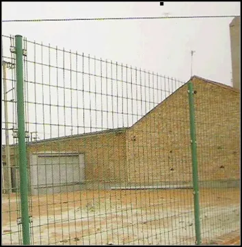 pvc coated double wire mesh fence