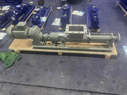 Cold Glue Single Screw Pump - Small Scale Progressive Cavity Pump with Hopper