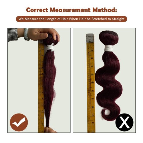 Burgundy Bundles 99j Body Wave Human Hair