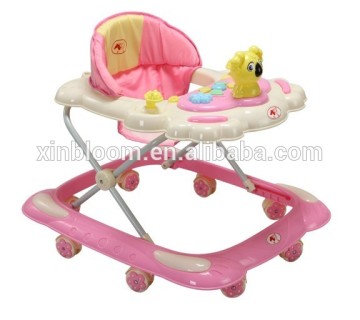 2015 with some toys flasing light and some music with 3 point safety belt pass en71 baby walker
