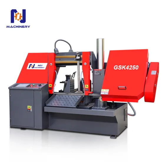 Fully automatic CNC angle saw machine 45 degree angle metal cutting band saw machine