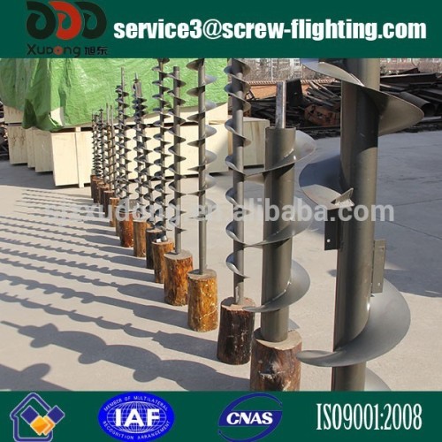 Earth Drilling Manganese Steel Helical Flight, High Quality Earth