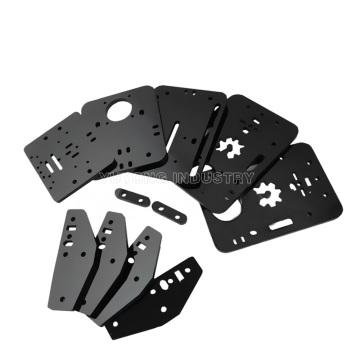 DIY ACRO Acrylic Plate Set: Comprehensive 11-Piece Kit for Custom ACRO System Assembly in Black