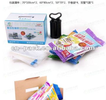 travel vacuum bag,vacuum storage bag,jumbo storage bags