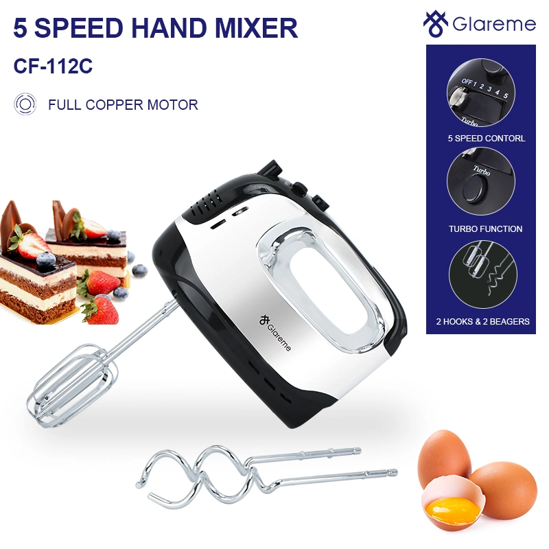 Buy Wholesale China 5-speed Vertical Hand Mixer Handheld Egg Beater  Electric Food Chopper Dough Mixers & Hand Mixer at USD 12.77
