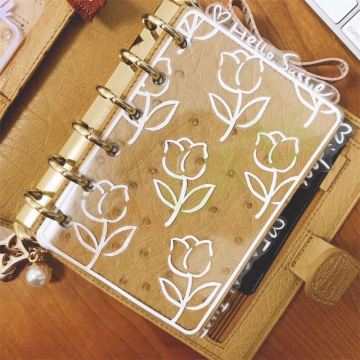 Holographic Floral Vinyl A5-A7 Planner Inserts