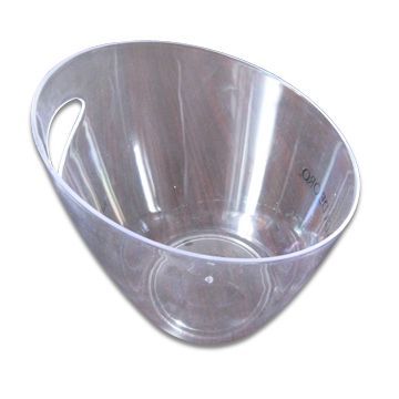 Ice Bucket, Made of Transparent PS, Measures 18.3 x 18cm, Can Imprint Logo