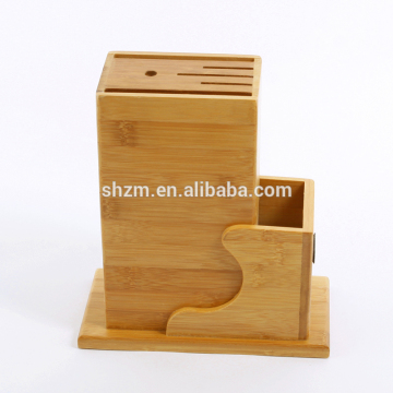 Customized Universal Bamboo Wooden Knife Block