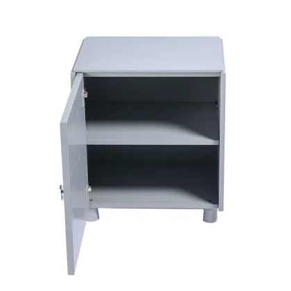 Multifunctional wooden bedside table