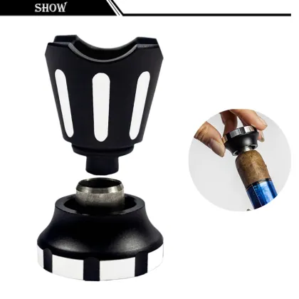 CH11CR01 American Style Aluminum Cigar Tray Cigar Holder Cigar Puncher Smoking Accessories Gift Box