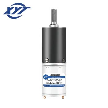 24MM GA24Y-370 PMDC Motor with Planetary Gearbox - High Torque Precision Gear Motor (6V/12V/24V)