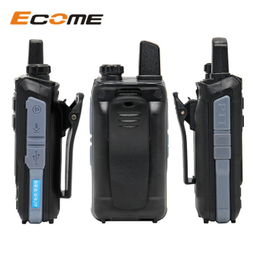 Ecome ET-A33 4G Handheld Radio Walkie Talkie avec carte SIM