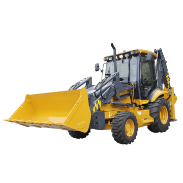 Concrete Road Machine XC870HK: Your Reliable 2.5 Ton Mini Backhoe Loader with Wheels for Efficient Construction Tasks