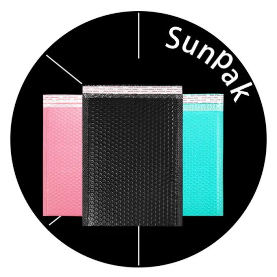 customised clothing packaging bubble mailers bags
