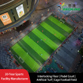 Искусственный газон с блокировкой рассадного типа