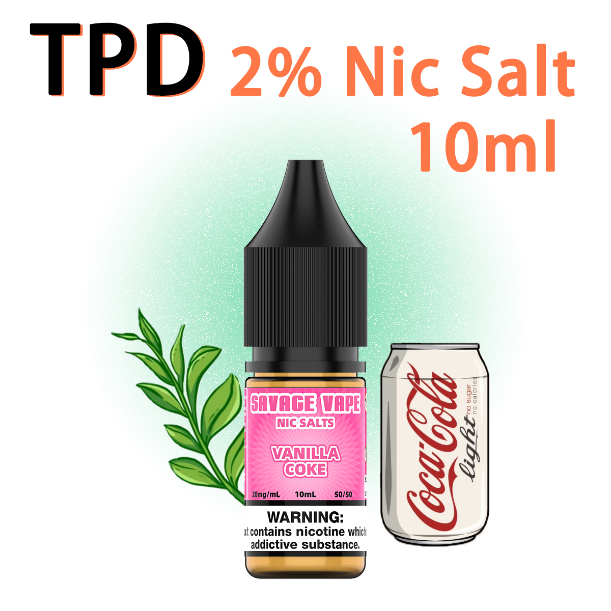 Garam Nic Vape Savage 10ml TPD sesuai