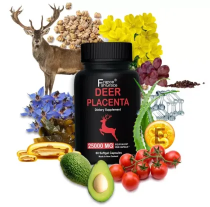 Highest Deer Placenta Supplement 60 Deer Placenta Capsules