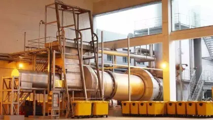 Hazardous waste rotary kiln incinerator