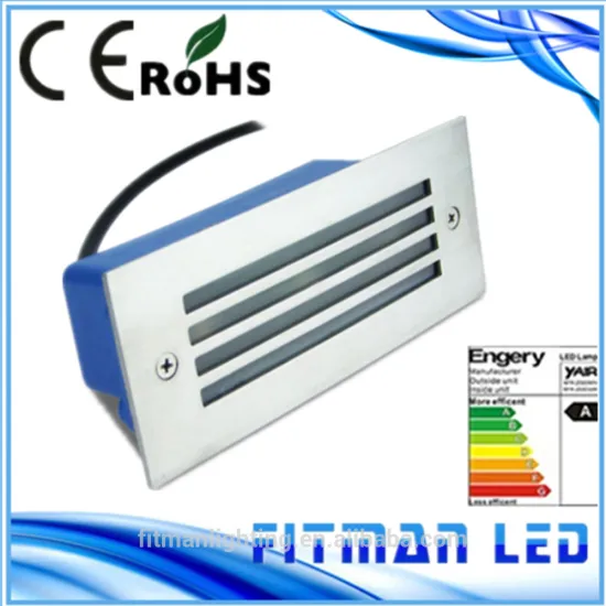 AC 85-265V LED Recessed Corner Lamps Indoor Outdoor 3w led step light