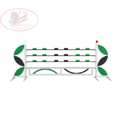 Aluminum Barriers and Standards for Horse Jumps