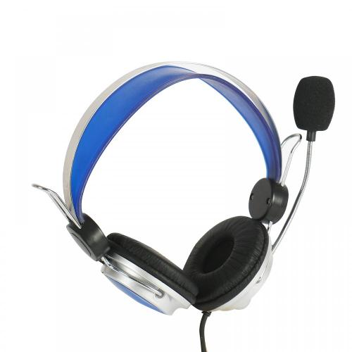 Headphone Berkabel Pusat Panggilan Headset USB Stereo