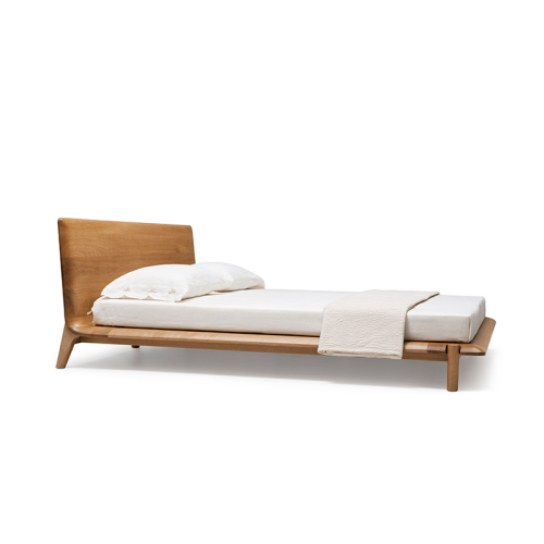 Lavina Minimalist Solid Wood Bed