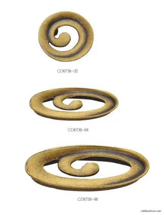 Oval Cloud Furniture Hardware Zinc Handle