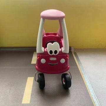 Plastic Pink Four-Wheel Balance Car for Toddlers