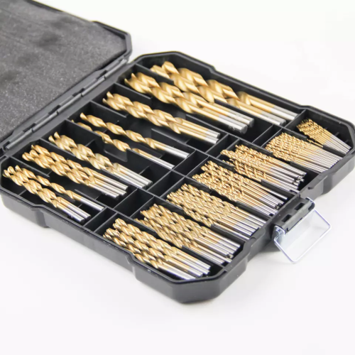 Hot Selling 99pcs Ti-gecoate Twist Drill Bit Set 118 graden HSS-boorbits voor metaal, hout en plastic