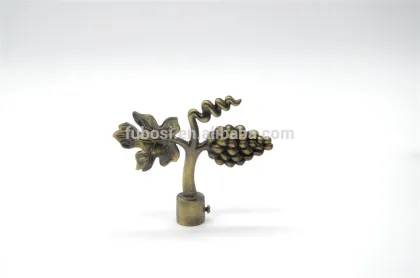 Fashion bronze curtain rods curtain rod hardware accessories