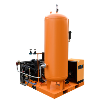 15 HP Low Noise Industrial High Pressure Air Compressor with Tank and Dryer