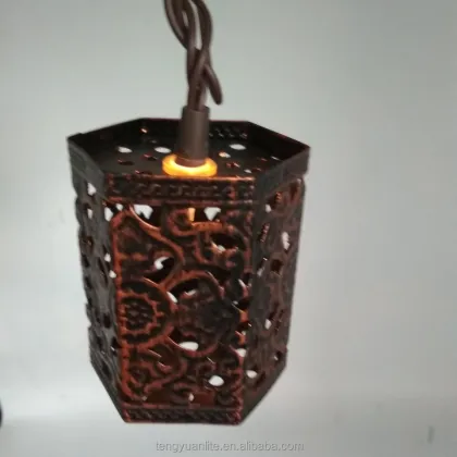 Noma Lights Lantern Pendant LED String Outdoor Light - 2019 Novelty Metal Lantern LED Decor