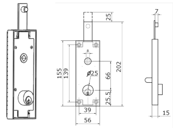 Cylinder Locks For Up&Over Garage Doors