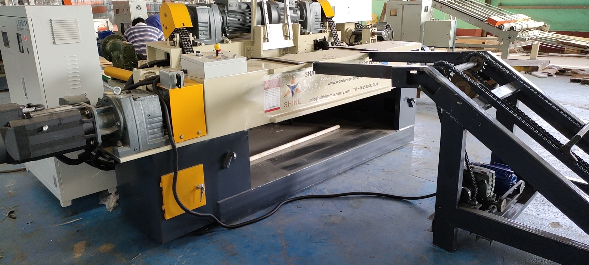 veneer peeling line veneer peeling line