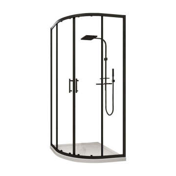 Custom Corner Quadrant Aluminum Sliding Shower Door Enclosure