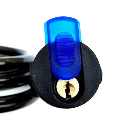 Circle Shaped Key Lock for Bicycle Steel Cable Anti-Theft Car Lock